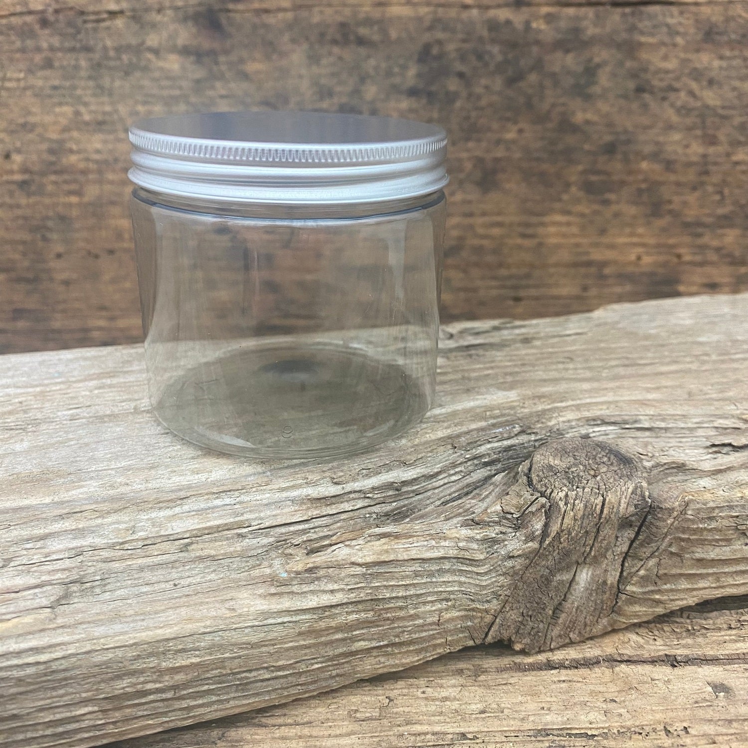 PET Tiegel Flora 200 ml, Aludeckel