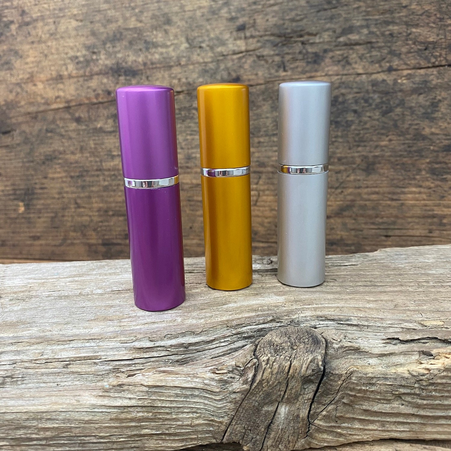 Parfümzerstäuber10 ml aus Metall - 3er Kombi