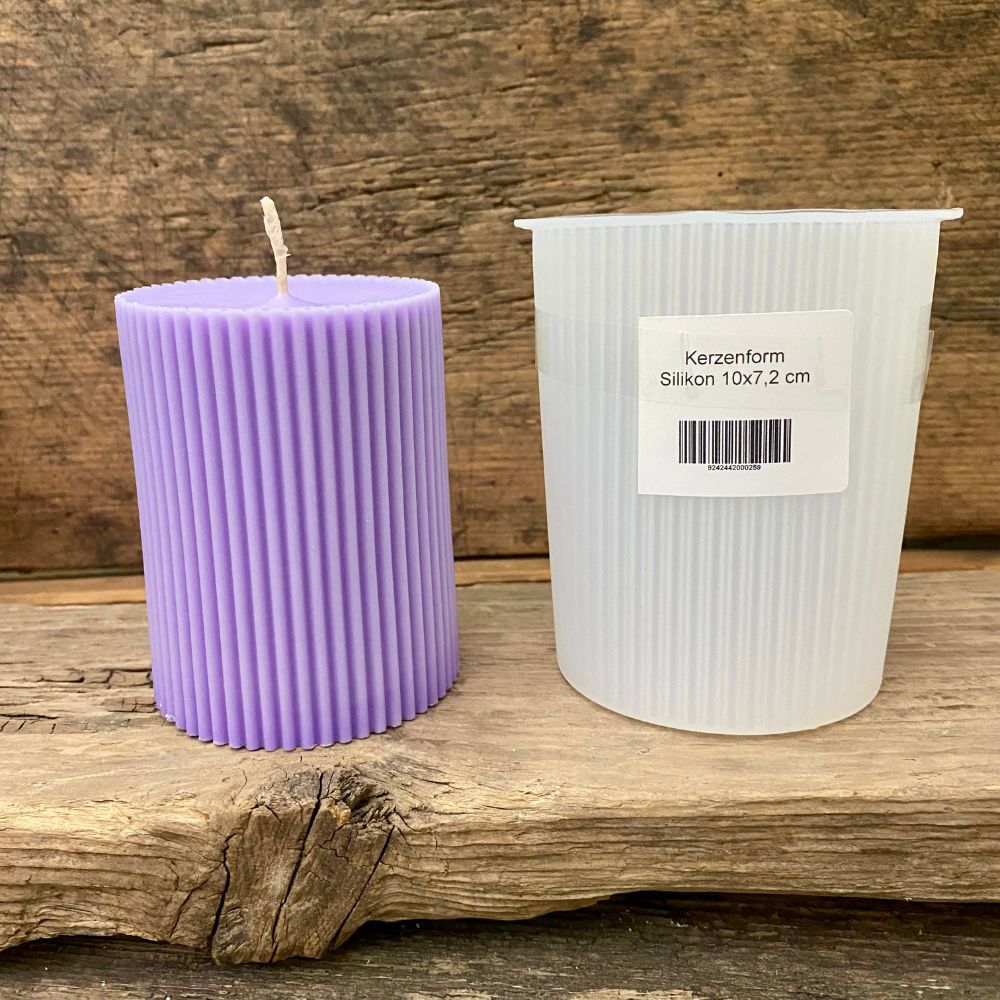 Kerzenform Silikon 10 cm Ø 7,2 cm
