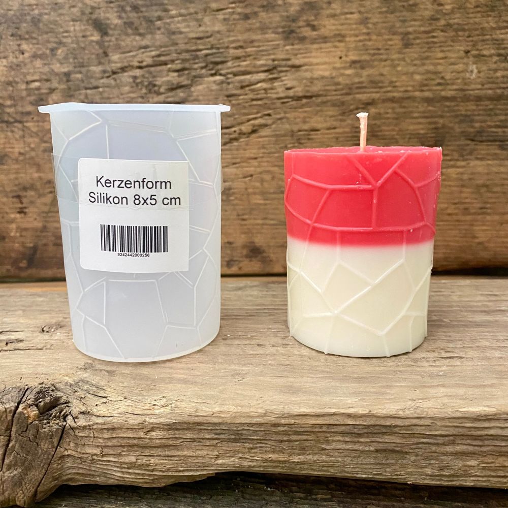 Kerzenform Silikon 8 cm Ø 5 cm