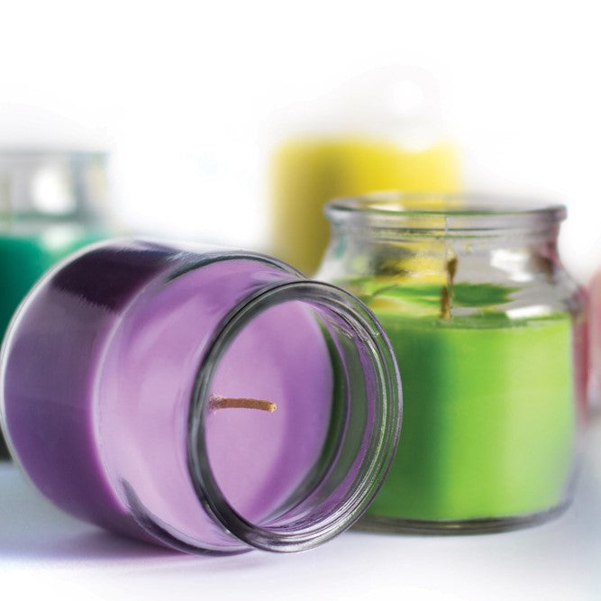 Sojawachs für Behälterkerzen